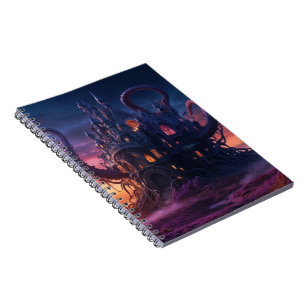 Cosmic Castle aus Eons langer Vergangenheit Notizblock