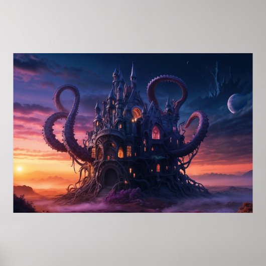 Cosmic Castle aus Eons langer Vergangenheit Poster (Vorne)