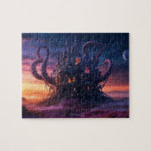 Cosmic Castle aus Eons langer Vergangenheit Puzzle (Horizontal)