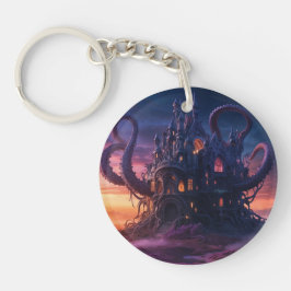 Cosmic Castle aus Eons langer Vergangenheit Schlüsselanhänger