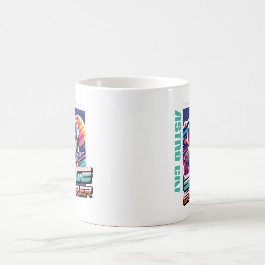 Cosmic Cat Astronaut Mug Kaffeetasse (Mittel)