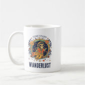 Cosmic Cat Astronaut Space Explorer Wanderlust Kaffeetasse (Links)