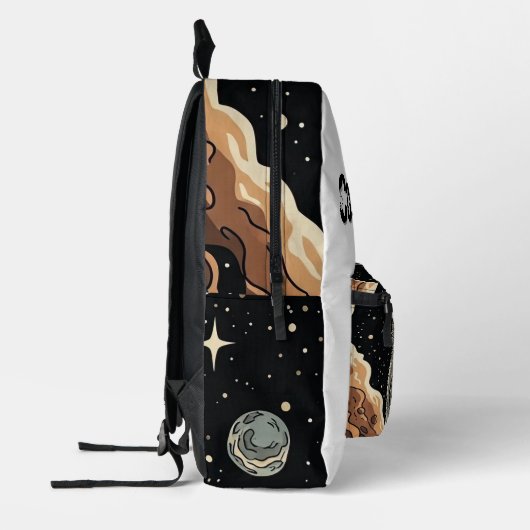 Cosmic Cat Bedruckter Rucksack (Links)