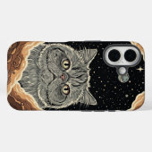 Cosmic Cat Case-Mate iPhone Hülle (Rückseite (Horizontal))