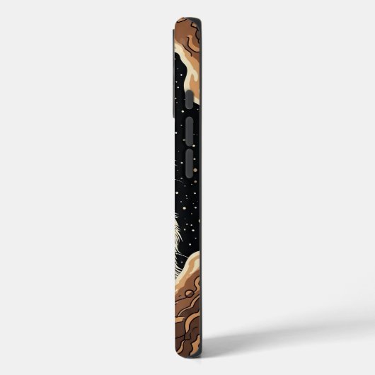 Cosmic Cat Case-Mate iPhone Hülle (Rückseite / Links)