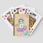 Cosmic Cat Dreams Poker Deck Spielkarten (Rückseite)