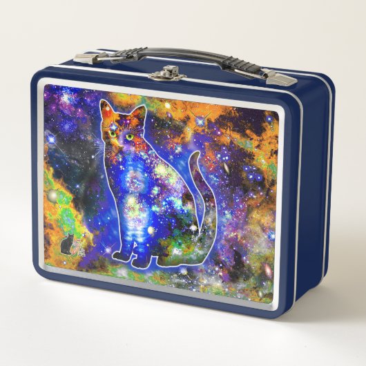 Cosmic Cat Epsilon Metal Lunchbox (Vorderseite)