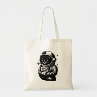 Cosmic Cat in Space Helmet - Tote Tragetasche