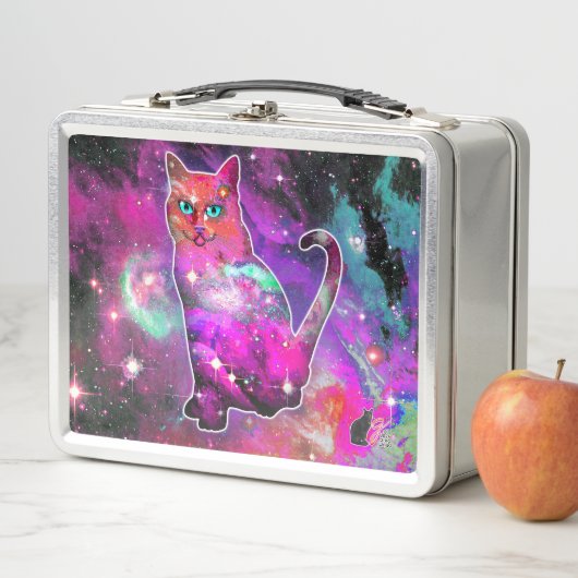 Cosmic Cat Iota Metal Lunchbox (Beispiel)