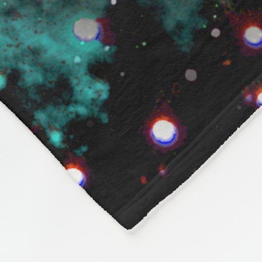 Cosmic Cat Lambda Fleecedecke (Ecke)