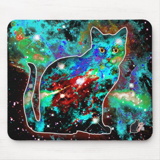 Cosmic Cat Lambda Mousepad (Vorne)