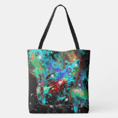 Cosmic Cat Lambda Tasche (Rückseite)