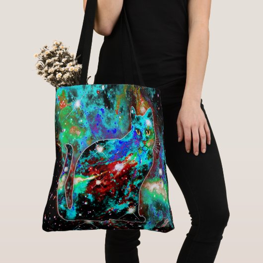 Cosmic Cat Lambda Tasche (Von Nahem)