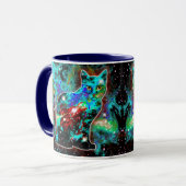 Cosmic Cat Lambda Tasse (Vorderseite Links)