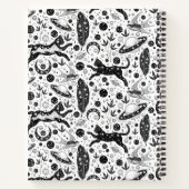 Cosmic Cat Magical Stars Planets Spiral Notebook Notizblock (Rückseite)
