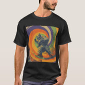 Cosmic Cat Navigator T-Shirt (Vorderseite)