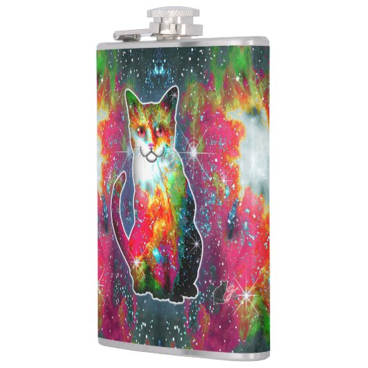 Cosmic Cat Omega Flachmann (Links)