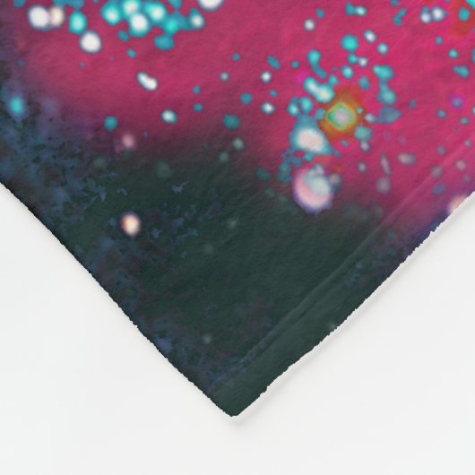 Cosmic Cat Omega Fleecedecke (Ecke)