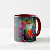 Cosmic Cat Omega Tasse (VorderseiteRechts)