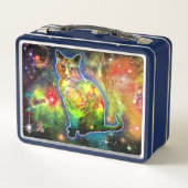 Cosmic Cat Omicron Metal Lunchbox (Rückseite)