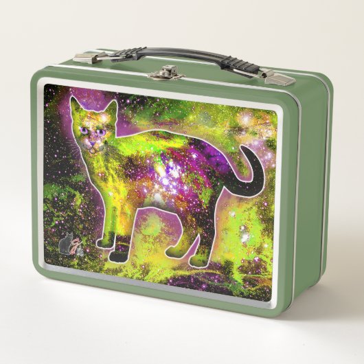 Cosmic Cat Sigma Metal Lunchbox (Vorderseite)