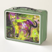 Cosmic Cat Sigma Metal Lunchbox (Rückseite)