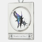 Cosmic Cat Star Banner-Ornament Silber (Links)