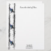 Cosmic Cat Star Briefbogen (Vorne/Hinten)