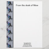 Cosmic Cat Star Briefbogen (Vorderseite)