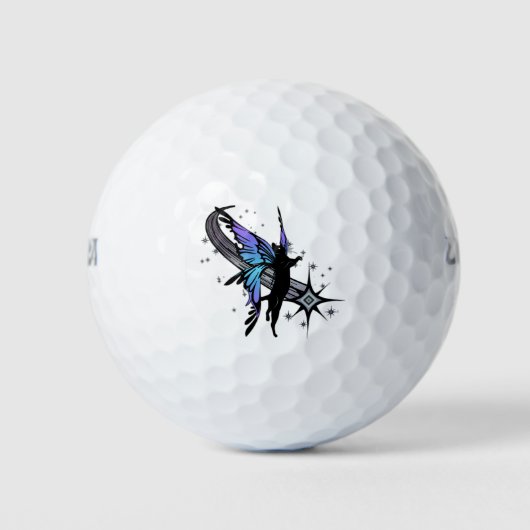Cosmic Cat Star Golfball (Vorderseite)