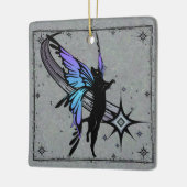 Cosmic Cat Star Keramikornament (Links)
