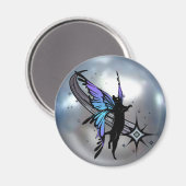 Cosmic Cat Star Magnet (Vorderseite/Rückseite)