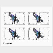 Cosmic Cat Star Rechteckiger Aufkleber (Blatt)