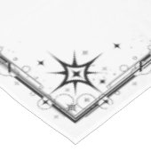 Cosmic Cat Star Tischdecke (Schrägansicht)