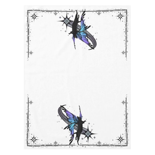Cosmic Cat Star Tischdecke (Vorderseite)