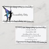 Cosmic Cat Star Visitenkarte (Vorne/Hinten)