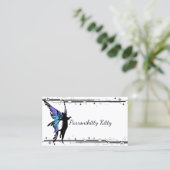 Cosmic Cat Star Visitenkarte (Stehend Vorderseite)