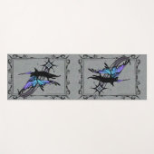 Cosmic Cat Star Yogamatte (Vorderseite (Horizontal))