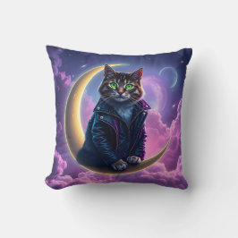 Cosmic Cat & Surfing da Mouse Pillow Kissen