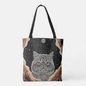Cosmic Cat Tasche (Rückseite)