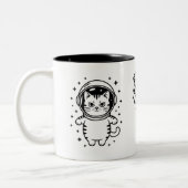 Cosmic Cat Tasse - Space Kitty Vibes (Links)