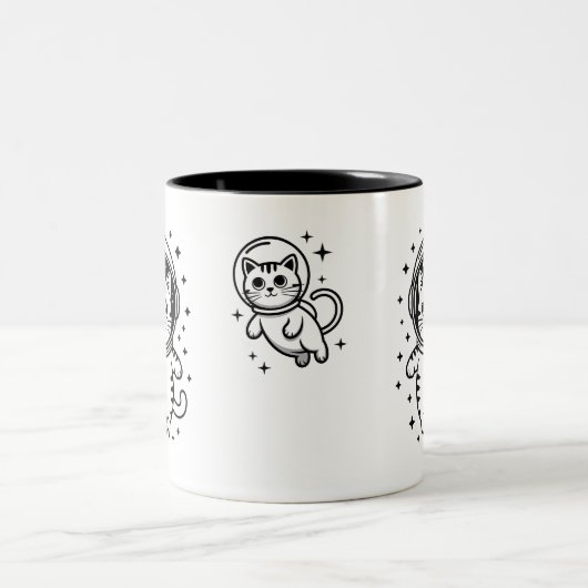 Cosmic Cat Tasse - Space Kitty Vibes (Mittel)