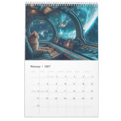 Cosmic Cats - 2026 Weltraum-Explorer-Kalender Kalender (Feb 2027)