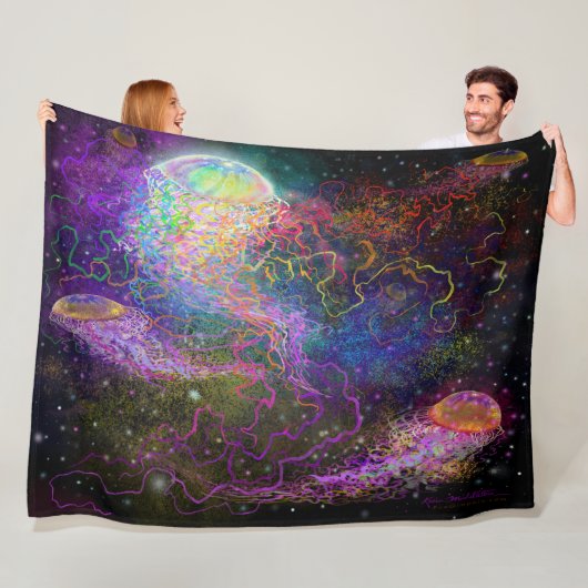 Cosmic Celebration Fleece Blanket (Beispiel)