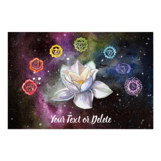 *~* Cosmic Celestis Chakra Cosmos Art Poster (Vorderseite)