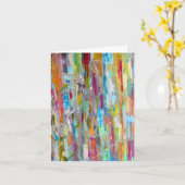 Cosmic Chaos Blank Notecard Karte (Gelbe Blume)