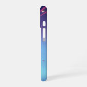 Cosmic Cherry Phone Case - Celestial Light Burst iPhone 16 Hülle (Linke Seite)