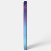 Cosmic Cherry Phone Case - Celestial Light Burst Samsung Galaxy Hülle (Linke Seite)