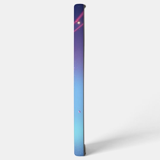 Cosmic Cherry Phone Case - Celestial Light Burst Samsung Galaxy Hülle (Linke Seite)