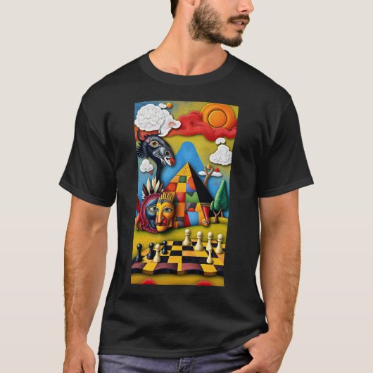 cosmic chess T-Shirt (Vorderseite)